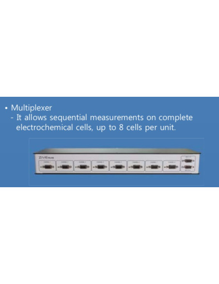 ZIVE MP2A Potenciostato / Galvanostato / FRA / ZRA Multicanal (10 V / 2 A)