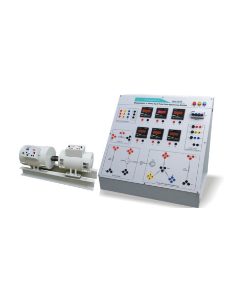 Nvis 7016 Laboratorio para Medición de Xd y Xq de la Máquina Sincrónica Trifásica