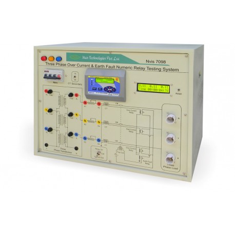 Nvis 7098 Laboratório de Sobrecorrente Trifásico e Sistema de Teste de Relé de Falta à Terra