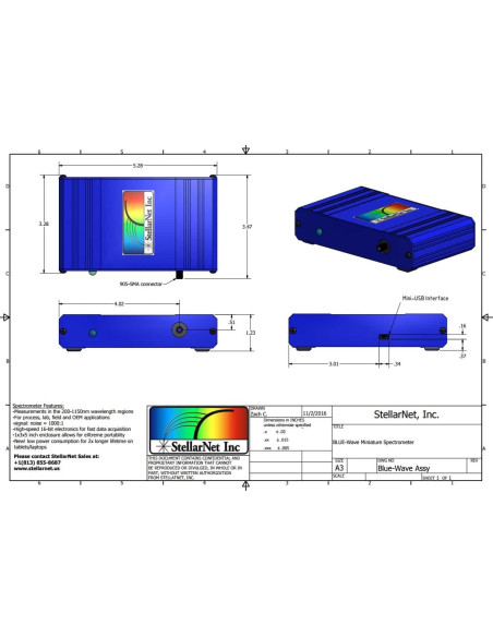 BLUE-Wave Espectrómetro