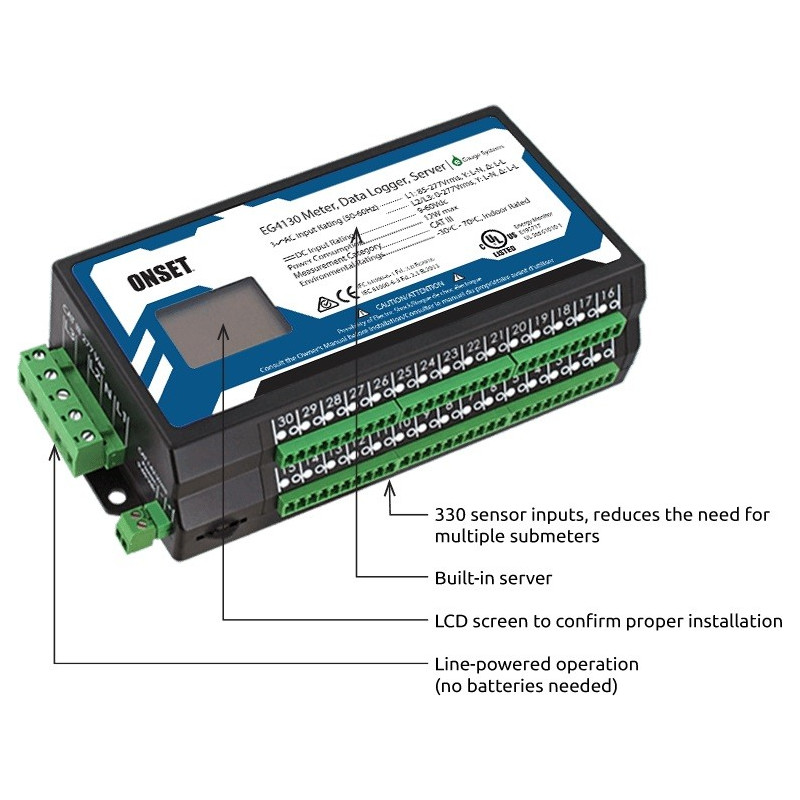EG4130 30 Input Meter Data Logger
