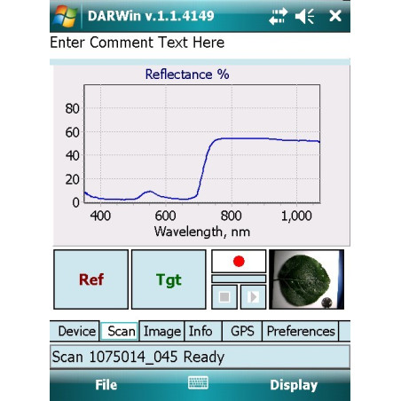 PSR-1100f Espectrómetros y Espectrorradiómetros Portátiles Compactos de Campo Ligero