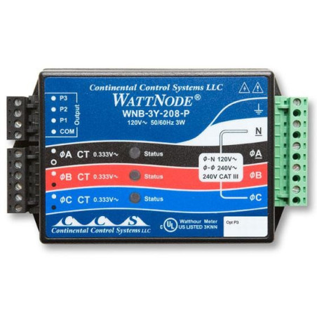AO-T-WNB-3Y-208-P Transductor de Potencia KW/h 2 ó 3 Circuitos Derivados