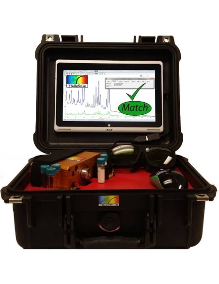 StellarCASE-Raman Sistema Analizador Portátil Raman para Identificación de Materiales y Espectroscopía Raman