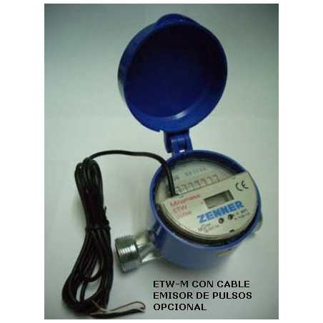 ETKD/ETWD Contador de Caudal de Agua de chorro único y esfera seca para agua fría y caliente