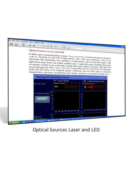 Fuentes ópticas láser y LED