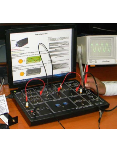 Scientech2501 TechBook para Comunicación de Fibra Óptica