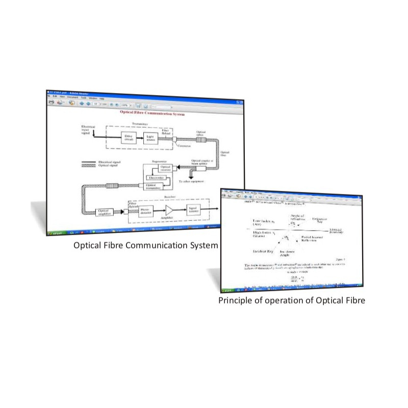 Scientech2502A TechBook para Comunicación Avanzada de Fibra Óptica