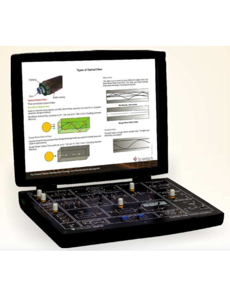 Scientech2501A TechBook para Comunicación de Fibra Óptica