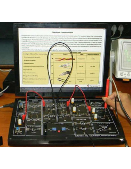 Scientech2502 TechBook para Comunicação de Fibra Óptica