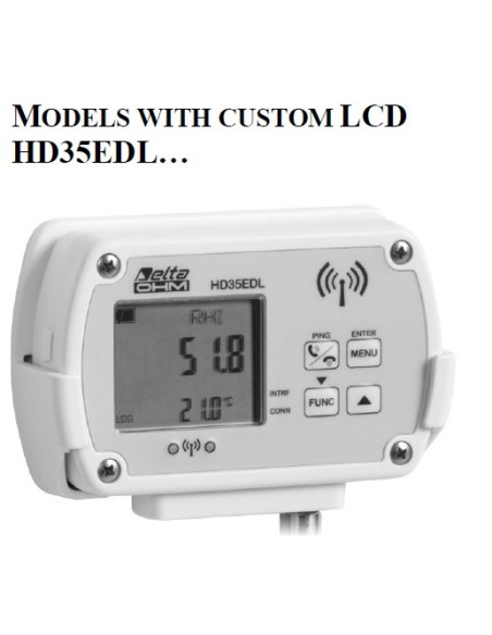 HD35EDL Wireless Data Logger (with Custom LCD display)
