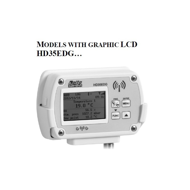 HD35EDG Registrador de Dados sem fio (com display LCD gráfico)