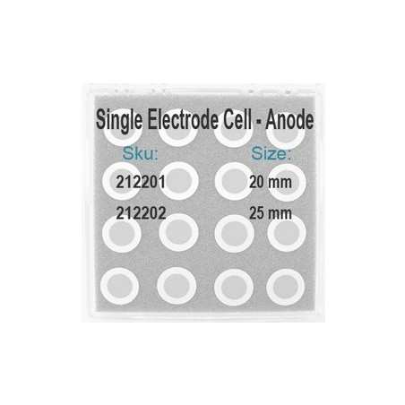 SECA-2.0 Celda de botón de Electrodo Simple - Solo Ánodo (20mm & 25mm)
