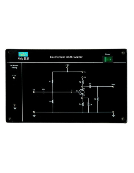 Nvis 6521 Laboratory for Experimentation with FET Amplifier