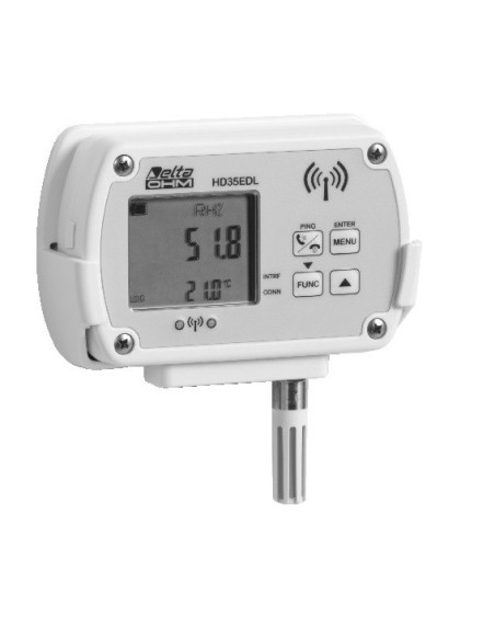 HD 35ED 1N TV Registrador de dados sem fio de Temperatura e Umidade