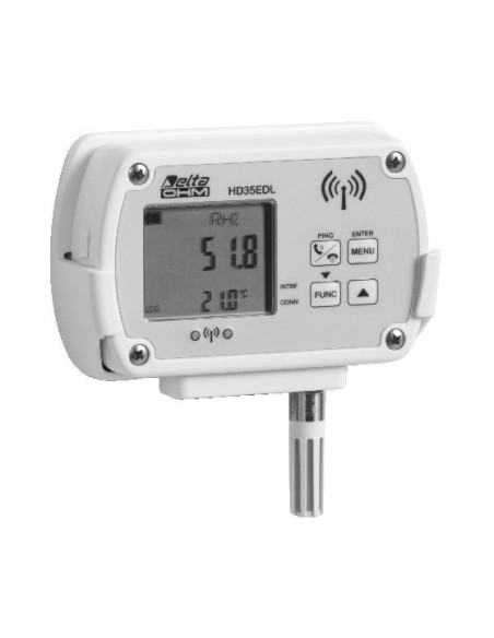 HD 35ED 1N TVI Registrador de dados sem fio de Temperatura e Umidade