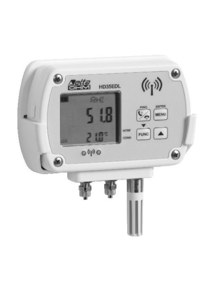 HD 35ED 1N4r5 TV Registrador de dados sem fio para Temperatura, Umidade e Pressão Diferencial