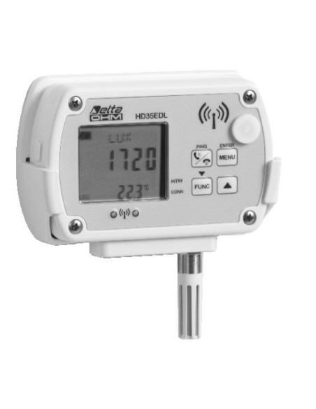 HD 35ED 1NI TV Registrador de dados sem fio para Temperatura, Umidade e Iluminação