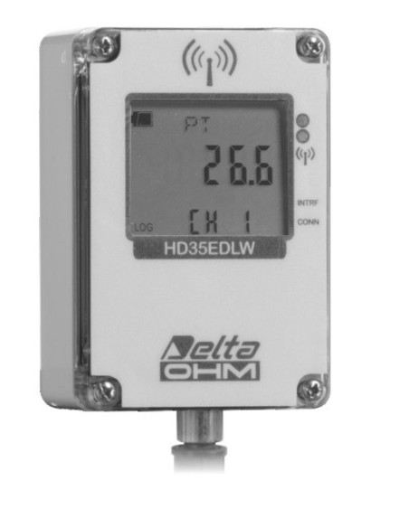 HD 35EDW 7P/1 TC Registrador de Dados sem fio de Temperatura