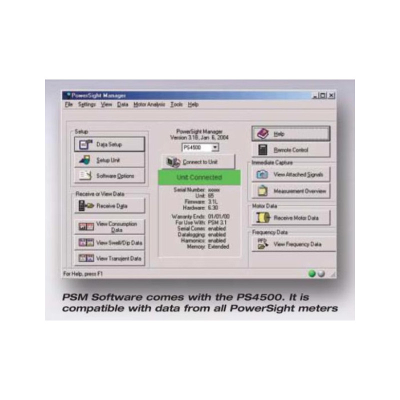 PS4500 Power Quality Analyzer