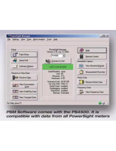 PS4500 Power Quality Analyzer