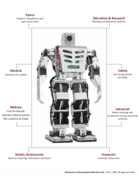 HBE-Robonova AI II Robot Humanoide