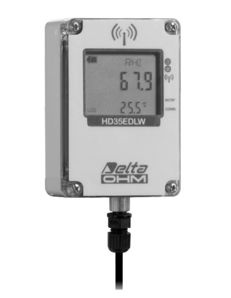 HD 35EDW 17P TC Registrador de Dados sem fio de Temperatura e Umidade