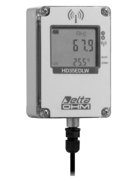 HD 35EDW 14b7P TC Registrador de dados sem fio de Temperatura, Umidade e Pressão Atmosférica