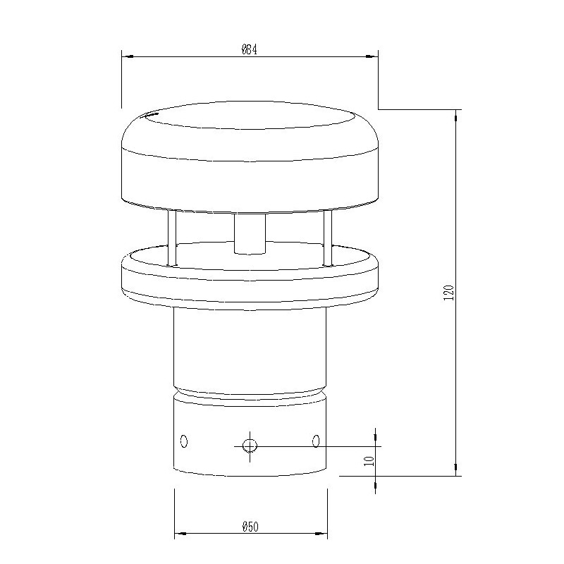 AO-WDC2E Anemômetro Ultrassônico de Baixa Potência