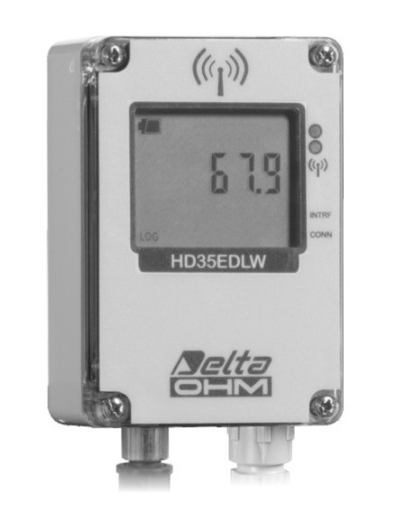 HD 35EDW DP TC Registrador de Dados Inalâmbricos de Capacidade de Nivel e Precipitación