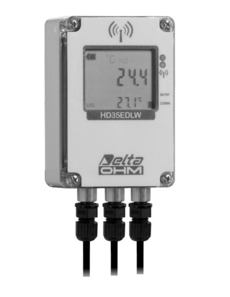 HD 35EDW WBGT Wireless Data Logger for the Analysis of the WBGT (Wet Bulb Globe Temperature)