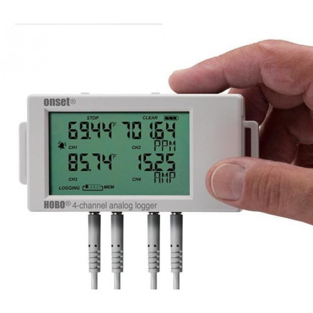 4 channel HOBO Data Logger with display
