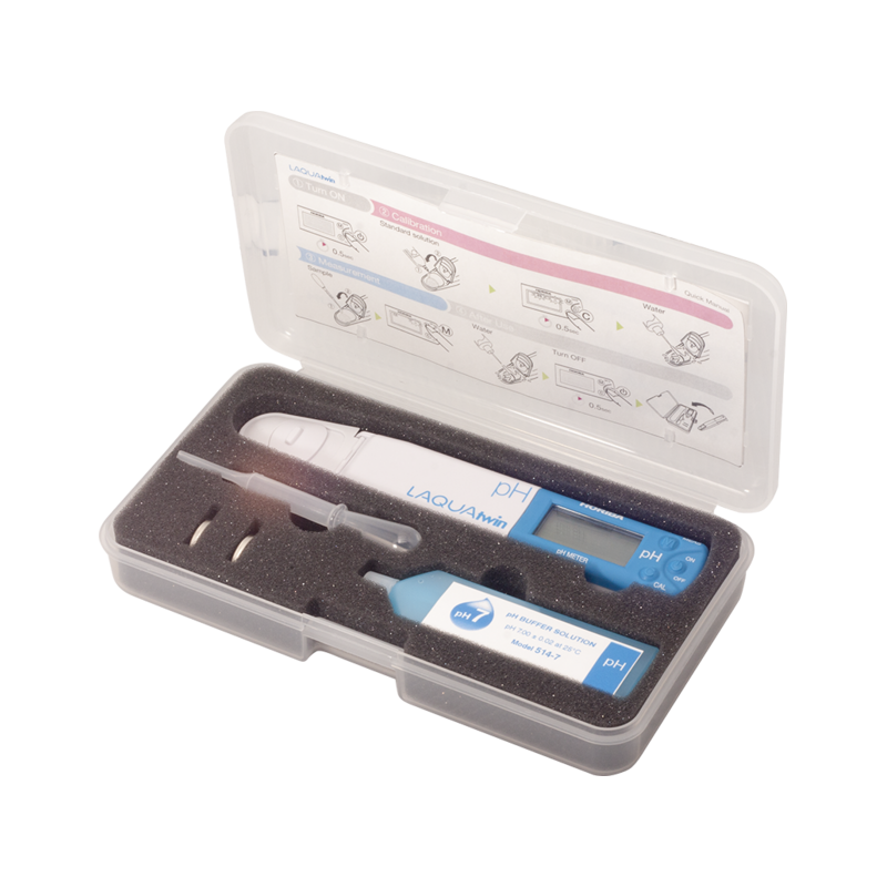 pH-33 Medidor de pH LAQUATwin (Puntos de Calibración Hasta 5)
