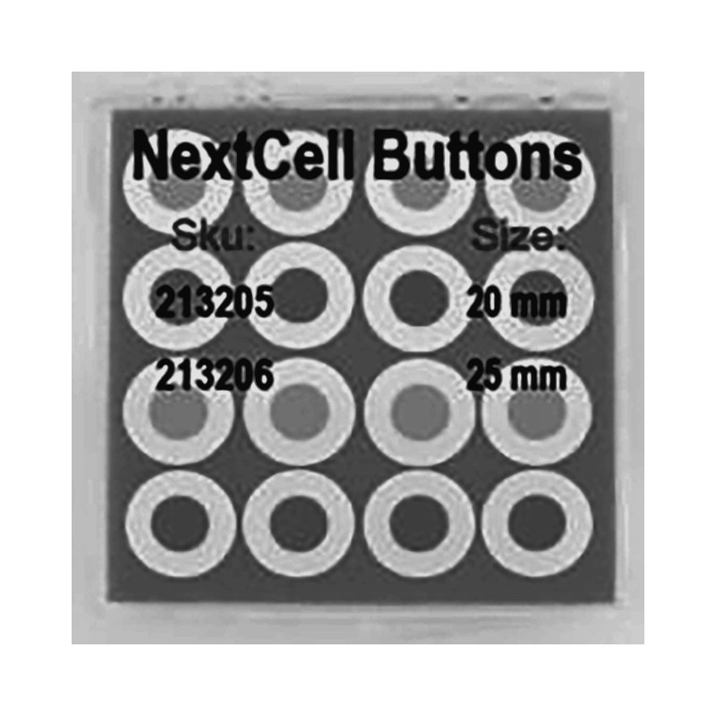 Célula de botão NextCell compatível com eletrólito