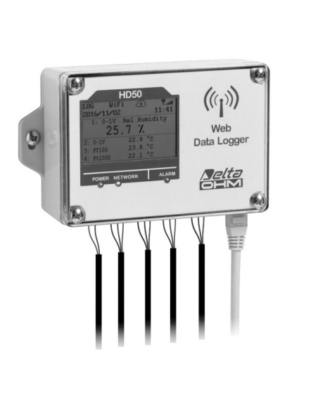 HD 50GH Registrador de Dados com Quatro Entradas de Cabeçalho de Terminal