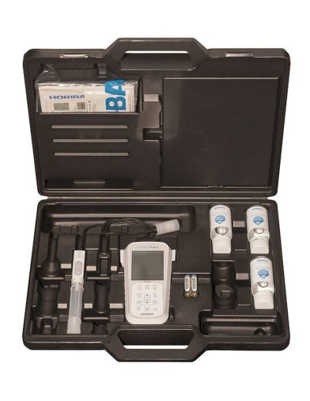 pH130K Kit Medidor Portátil de LAQUAact para la Calidad del Agua