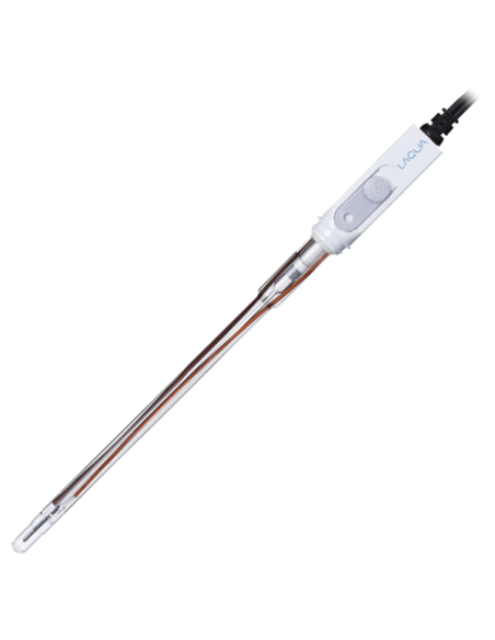 9680S-10D Electrodo LAQUA pH 3-1 Largo ToupH Cuerpo de Vidrio (Grandes Recipientes y Tubos Largos)