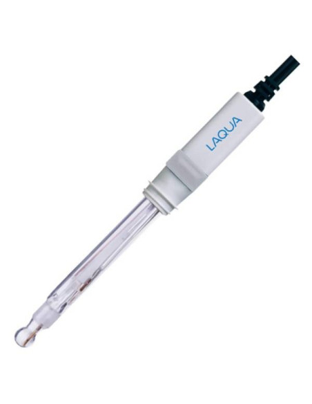6367-10D Electrodo LAQUA de pH 3 en 1 con Cuerpo de Vidrio (Medida de pH de Alta Precisión)