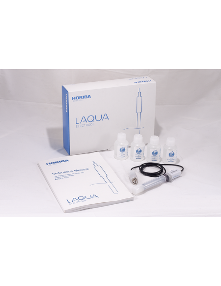 6561S-10C Eletrodo de Flúor (Fl-) ISE LAQUA, Incluindo 1 Ponta de Eletrodo (7661S)
