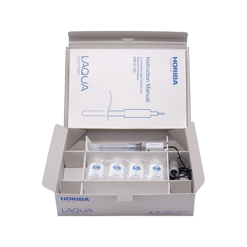 6561S-10C LAQUA Fluoride (Fl-) ISE Electrode Including 1 Electrode Tip (7661S)