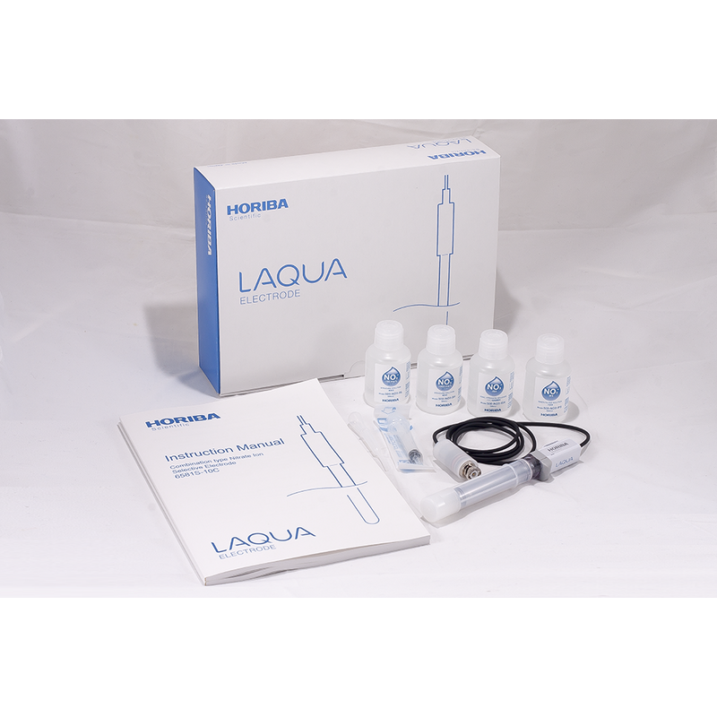 6581S-10C Electrodo LAQUA de Nitrato (NO3-) ISE Incluido con 2 Puntas de Electrodo (7681S)