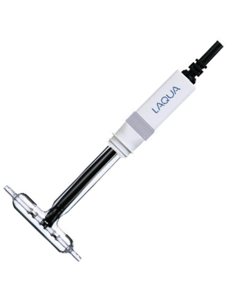 3574-10C Eletrodo de Condutividade LAQUA com Corpo de Cristal (10 μS / cm-100mS / cm) / Pilha de Condutividade