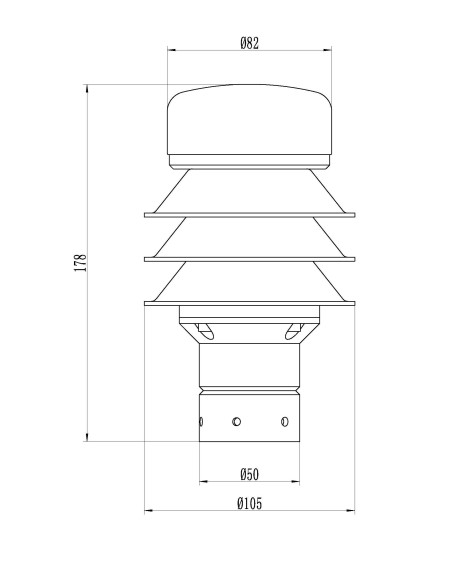 AO-RS2E Precipitação Radar Sensor Chuva Medidores
