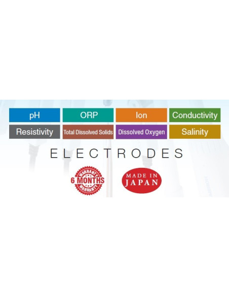 6367-10D Electrodo LAQUA de pH 3 en 1 con Cuerpo de Vidrio (Medida de pH de Alta Precisión)