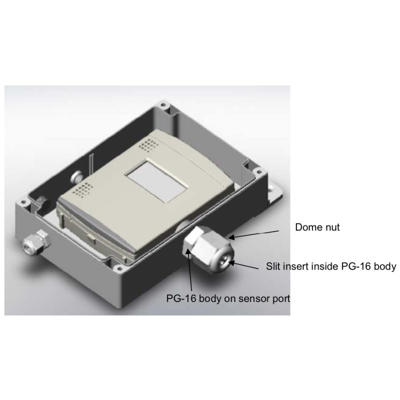 CASE-4X Caixa ao Ar Livre para HOBO U14-002 com Entrada Externa