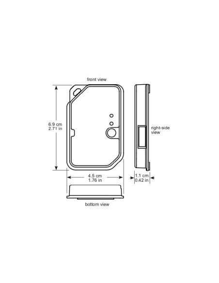 CX502 InTemp Bluetooth Low Energy 90 Day Single-Use Temperature Data Logger