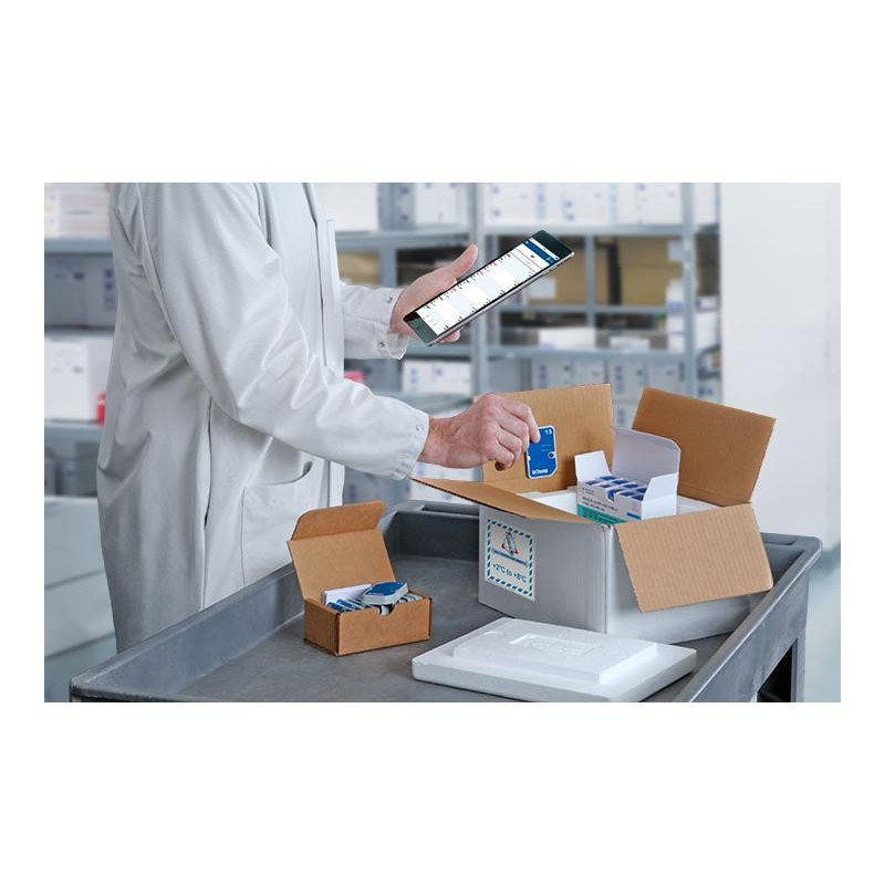 CX503 Gravador de Dados de Temperatura de Uso Múltiplo InTemp Bluetooth de Baixa Energia 365 Dias