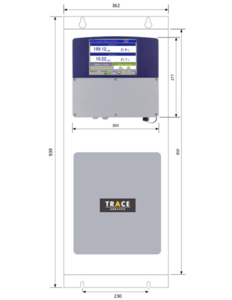 Alumi-TRACE Analizador Colorimétrico compacto, para medida continua de Aluminio
