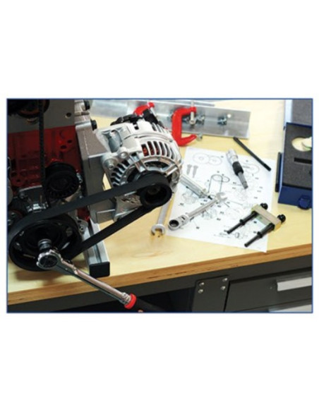 IVDB01 Modelo Seccionado do Motor de Gasolina DOHC FSI