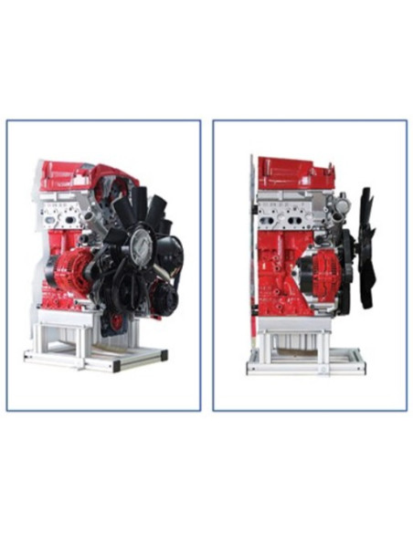 IVDB02 Petrol Engine Cutaway Model DOHC MPI